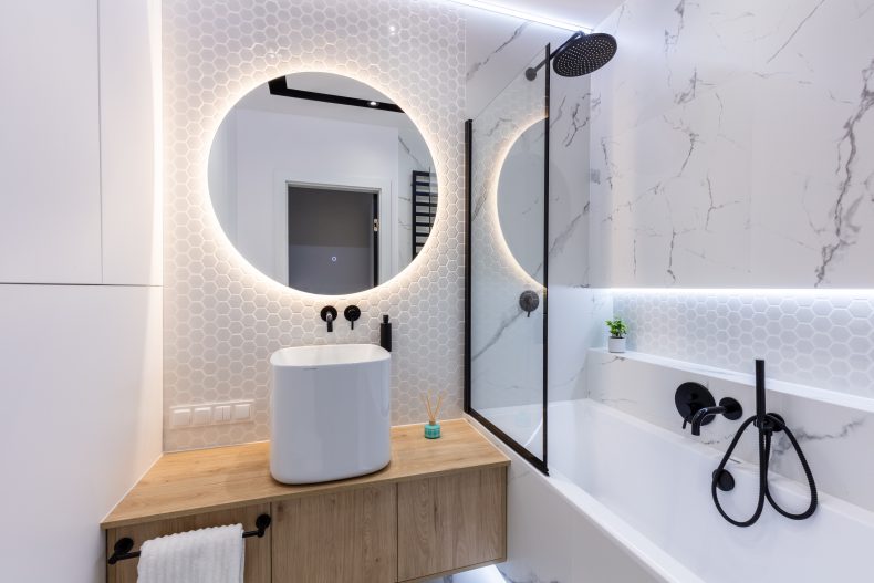 modern small bathroom interior design